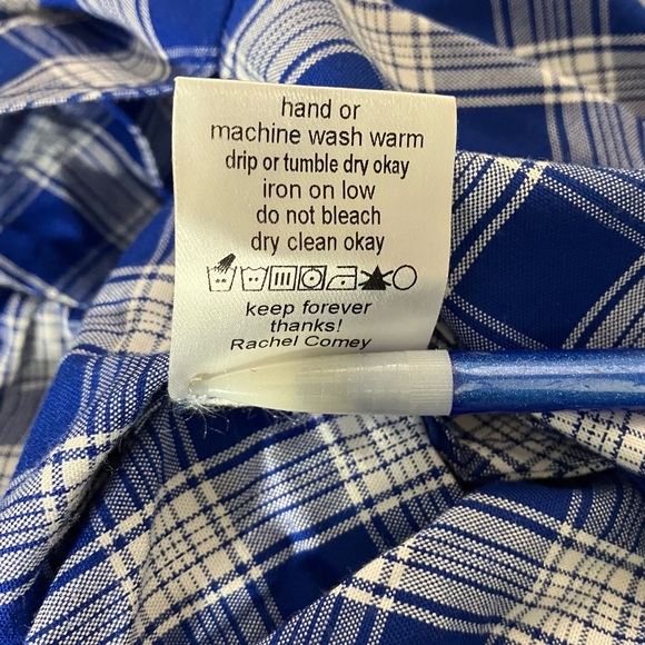 Rachel Comey Blush Shirt Corte Plaid - Picture 7 of 7